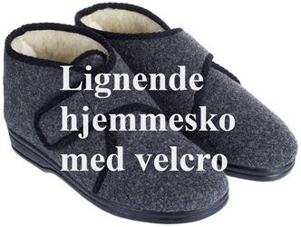 hjemmesko med velcro